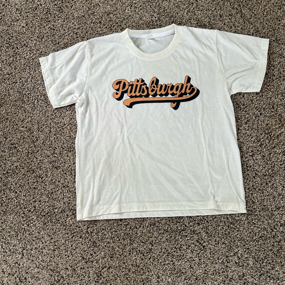 White Pittsburgh Graphic T-Shirt